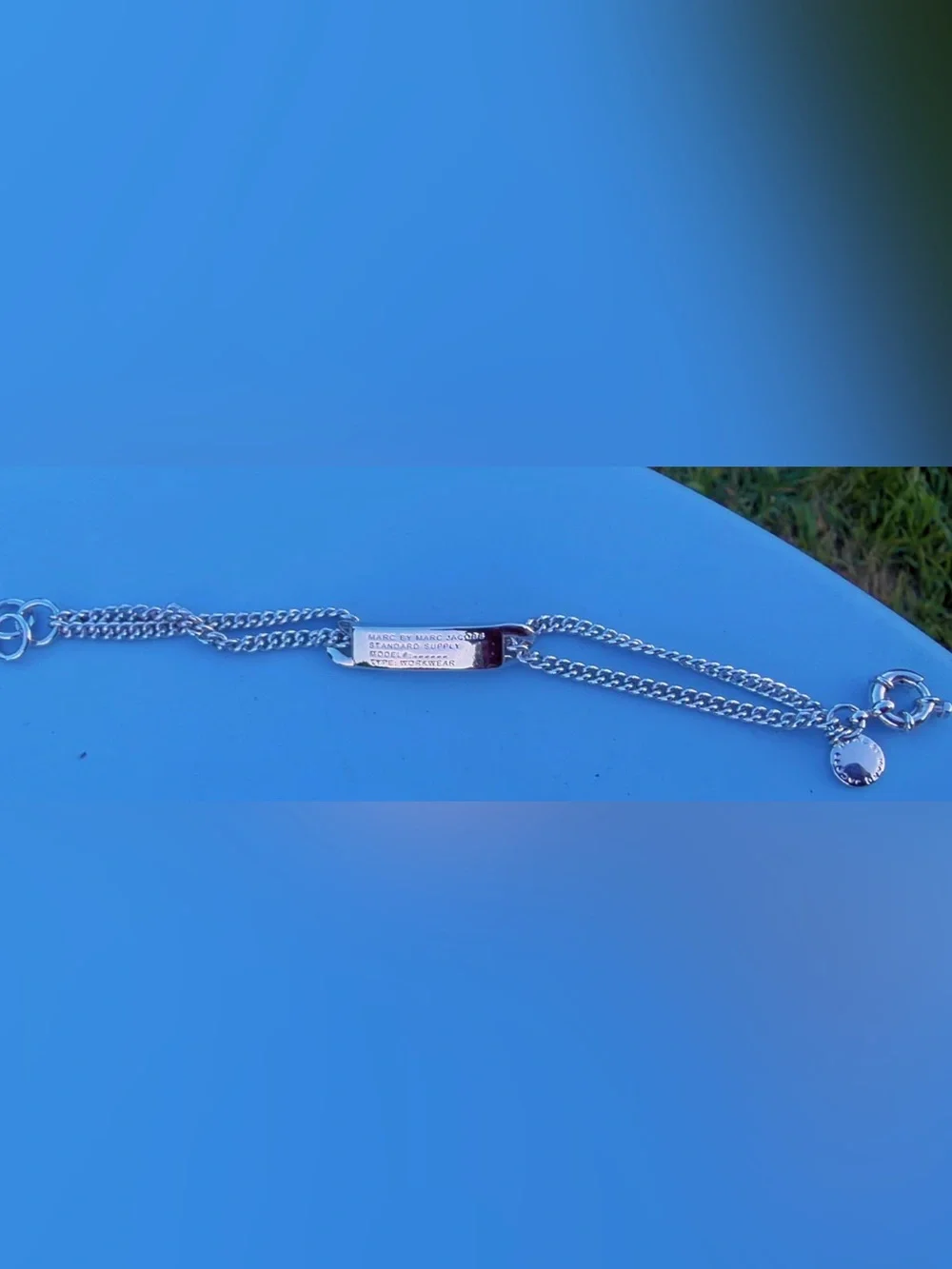Marc by Marc Jacobs Standard Supply Workwear Chain Bracelet Silver Tone